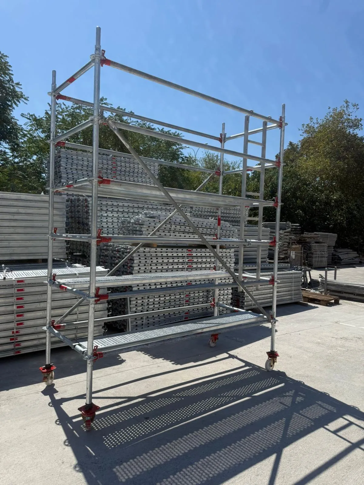 Mobile Wheeled Scaffolding production or application detail